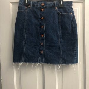 Gap jean skirt - button front